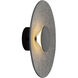 Cruz Wall Sconce Wall Light in Felt - Gray, Felt Shade