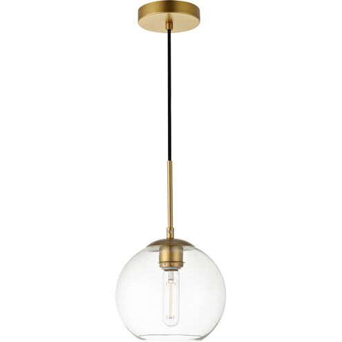 Baxter 1 Light 8 inch Brass Pendant Ceiling Light