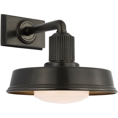 Chapman & Myers Ruhlmann LED 9 inch Bronze Sconce Wall Light, Small