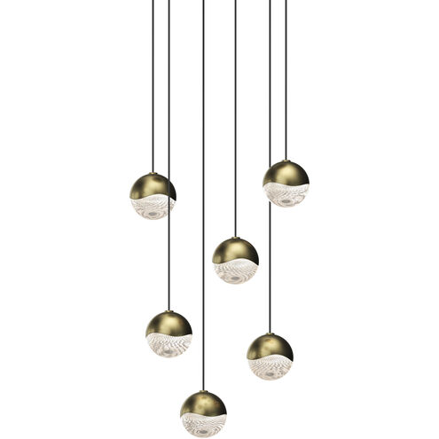 Grapes 6 Light 10.50 inch Pendant