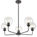 Boman 5 Light 28 inch Oil Rubbed Bronze Chandelier Ceiling Light