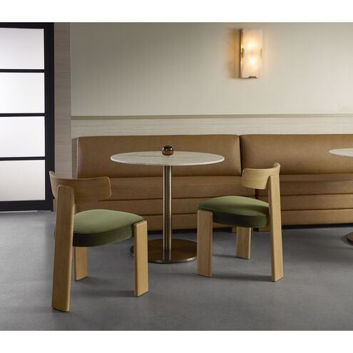 Enco White / Antique Gold Bistro Table