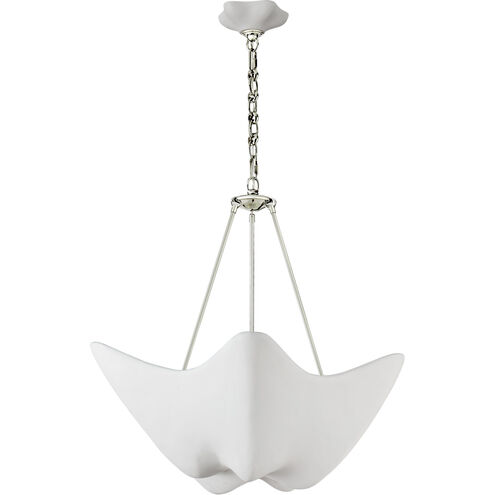 AERIN Cosima 5 Light 28 inch Polished Nickel Chandelier Ceiling Light, Medium