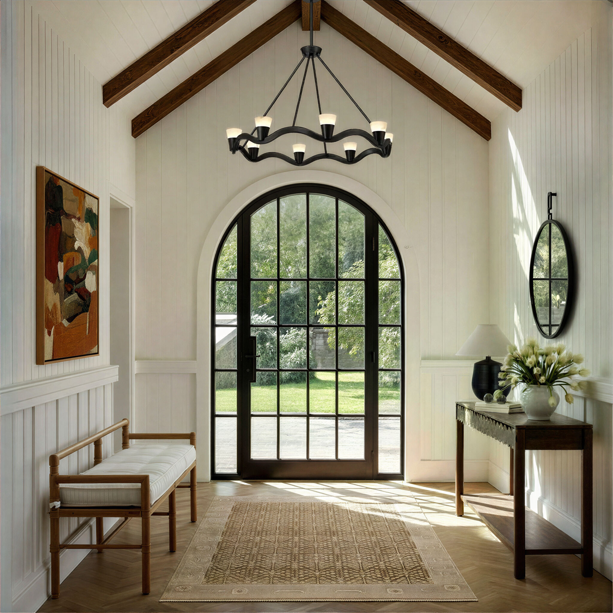 Vance 8 Light 39 inch Bronze Noir Chandelier Ceiling Light