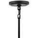 Lisa McDennon Nikko 6 Light 26 inch Black Indoor Chandelier Ceiling Light