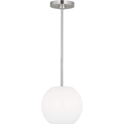 Rory 1 Light 8.38 inch Brushed Steel Pendant Ceiling Light
