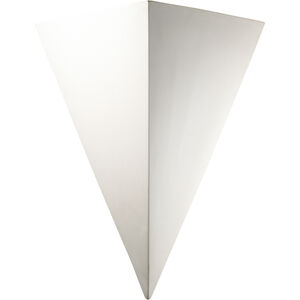Ambiance Triangle LED 25 inch Bisque Outdoor Wall Sconce, Really Big