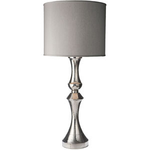 Royal 35 inch 60 watt Silver Table Lamp Portable Light