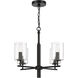 Hailie 4 Light 20 inch Flat Black Chandelier Ceiling Light