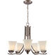 Cameo 5 Light 24 inch Brushed Nickel Chandelier Ceiling Light