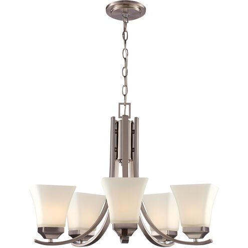 Cameo 5 Light 24 inch Brushed Nickel Chandelier Ceiling Light