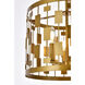 Levante 3 Light 14 inch Brass Pendant Ceiling Light