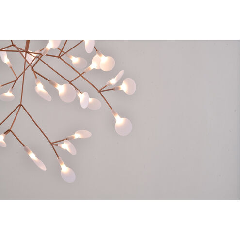 Canada LED 30 inch Matte Copper LED Chandelier Ceiling Light