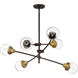 Trance 6 Light 34 inch Western Bronze Chandelier Ceiling Light