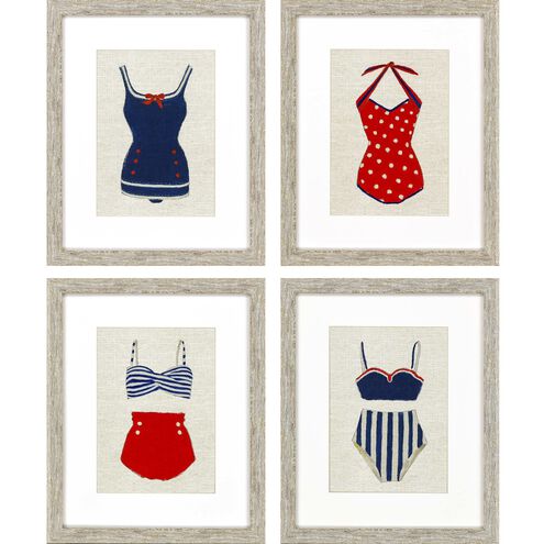 Waterside Collection Blue Framed Art