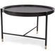 Soho 28 X 18 inch Dark Ash/Brass Coffee Table