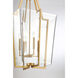 Farell 4 Light 21 inch Warm Brass Pendant Ceiling Light