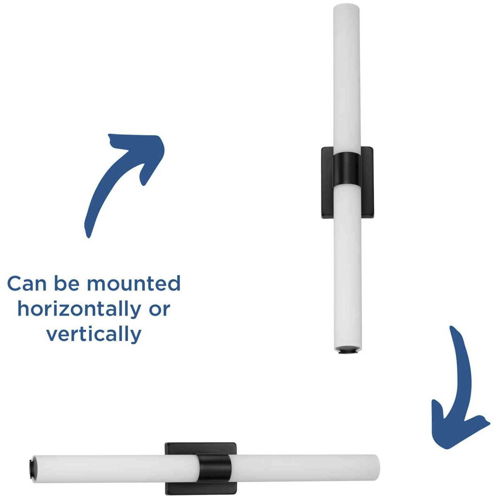 Blanco LED LED 32 inch Matte Black Linear Bath Wall Light, Progress LED