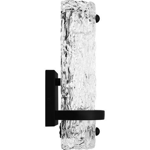 Pell 5 inch Matte Black Wall Sconce Wall Light, Small
