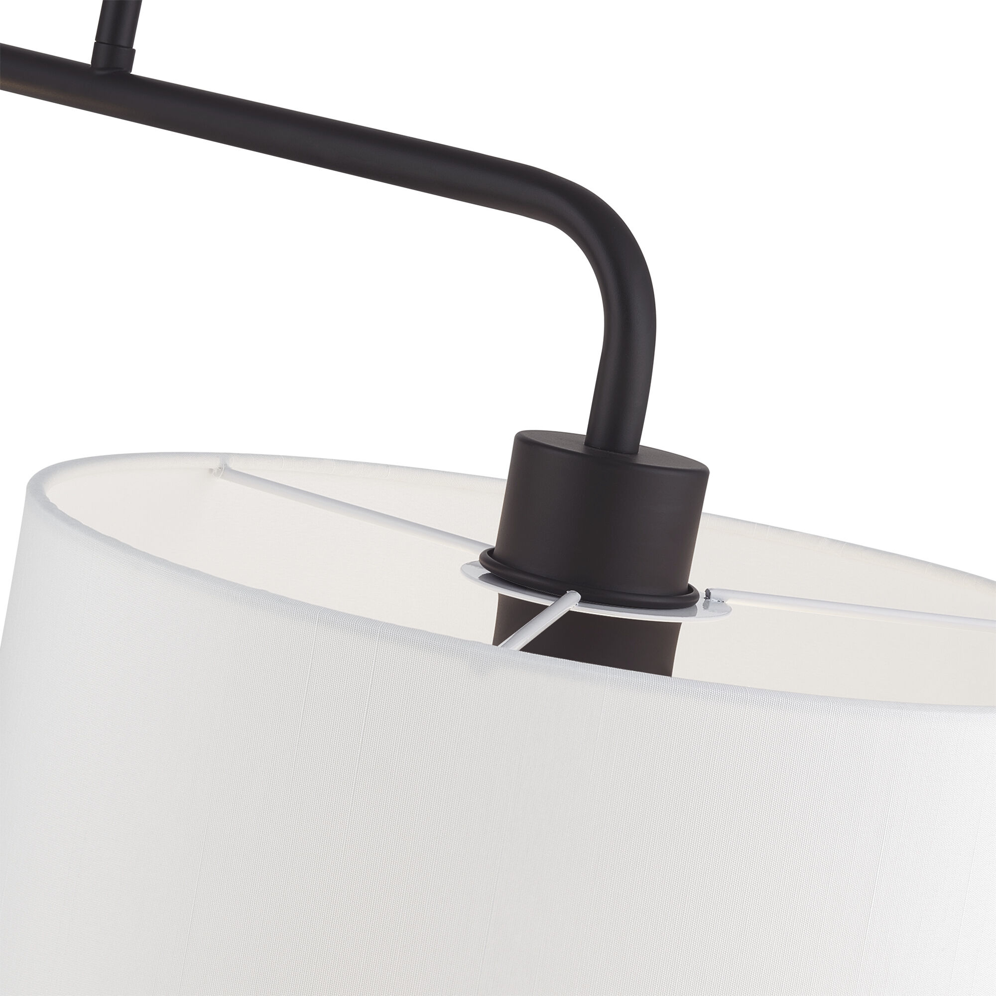 Manorwood 2 Light 35 inch Bronze Linear Chandelier Ceiling Light