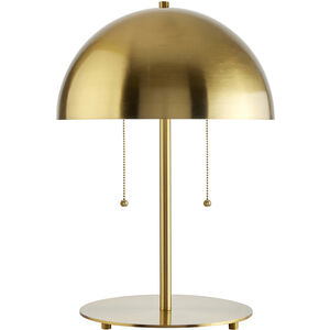 Fungiaire 20 inch 40 watt Metallic - Gold Accent Table Lamp Portable Light