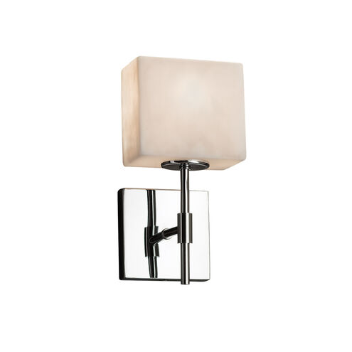Clouds Wall Sconce Wall Light in 700 Lm LED, Polished Chrome, Rectangle