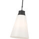 Bellaryn 1 Light 11.25 inch Matte Black Pendant Ceiling Light