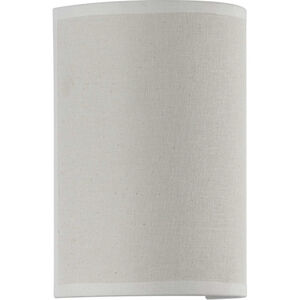 Gilchrist LED 6 inch Off White Linen ADA Wall Sconce Wall Light