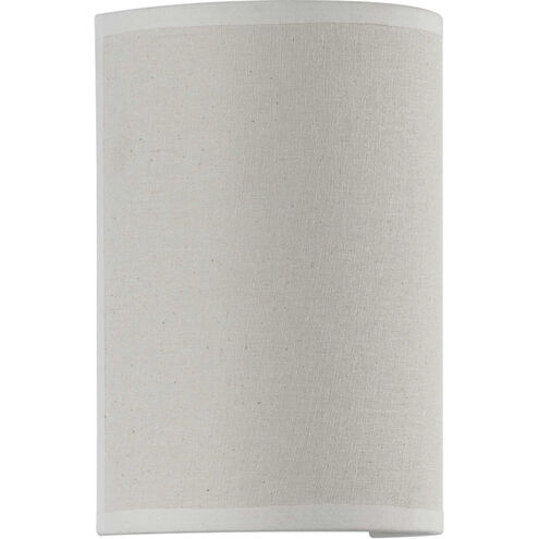 Gilchrist LED 6 inch Off White Linen ADA Wall Sconce Wall Light