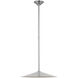 Amber Lewis Ponce LED 18 inch Polished Nickel Pendant Ceiling Light