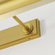 C&M by Chapman & Myers Kenyon 120 watt 30 inch Burnished Brass Picture Light Wall Light