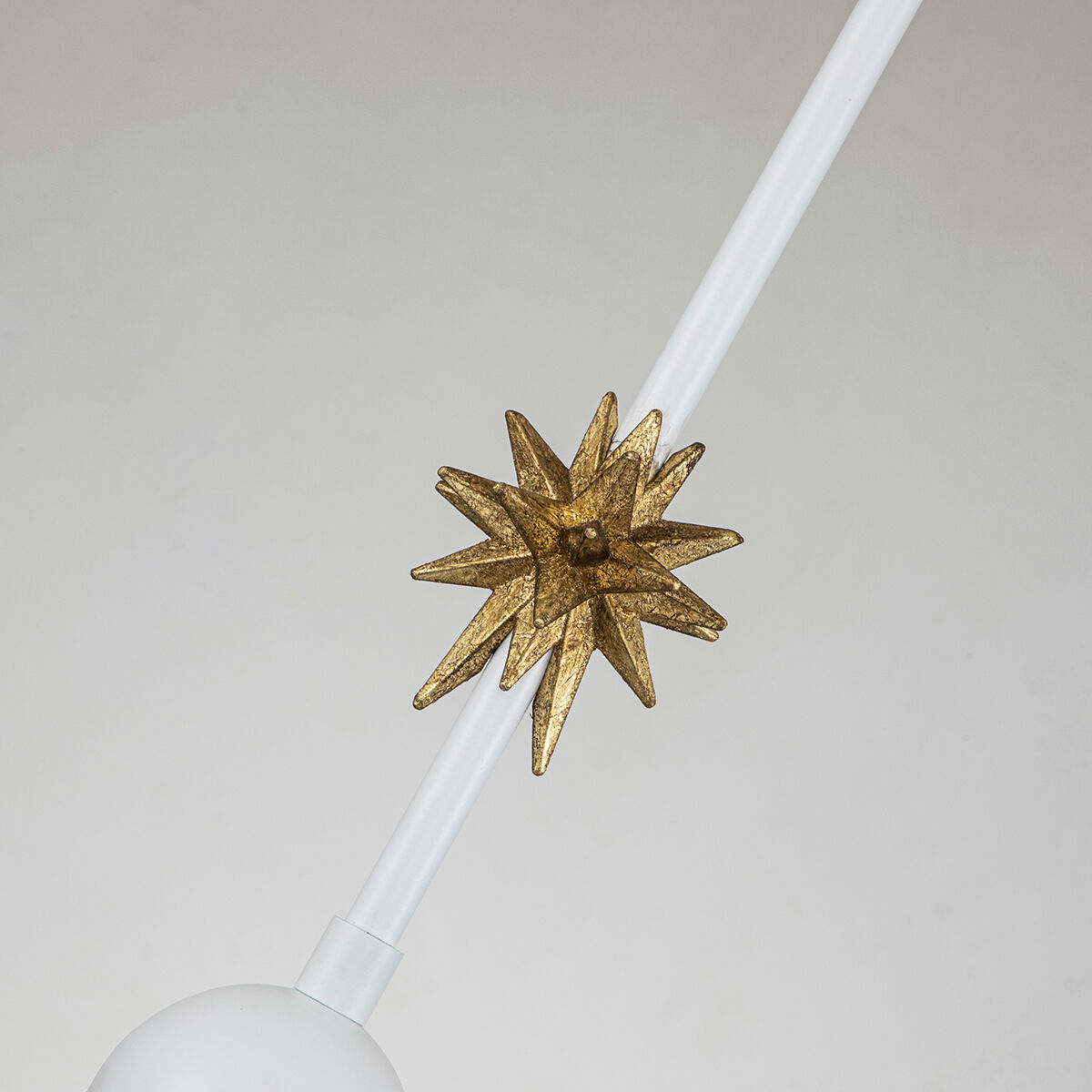 Etoile 1 Light 5.25 inch White Pendant Ceiling Light, Small