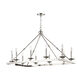 Allendale 10 Light 23.25 inch Polished Nickel Chandelier Ceiling Light