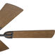 Lyndon 52 inch Distressed Black with Dark Walnut Blades Ceiling Fan