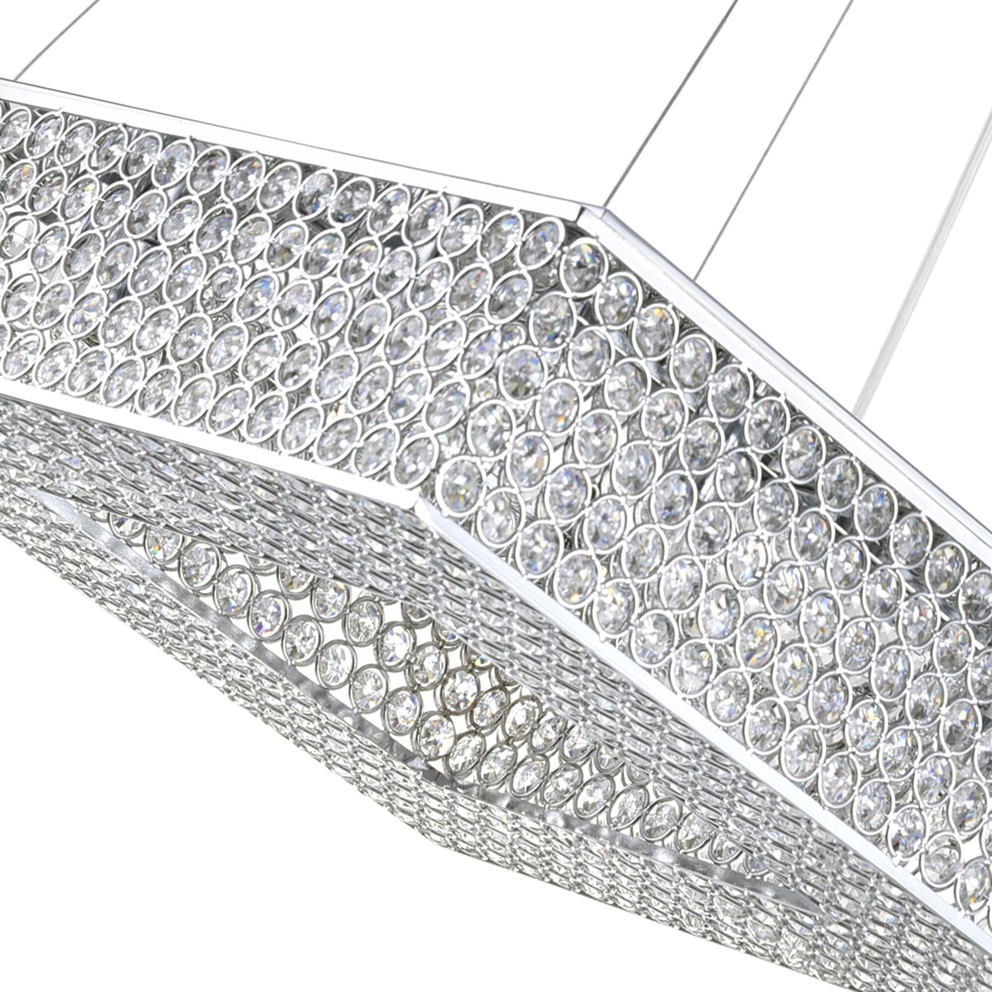 Dannie 8 Light 14 inch Chrome Island/Pool Table Light Ceiling Light