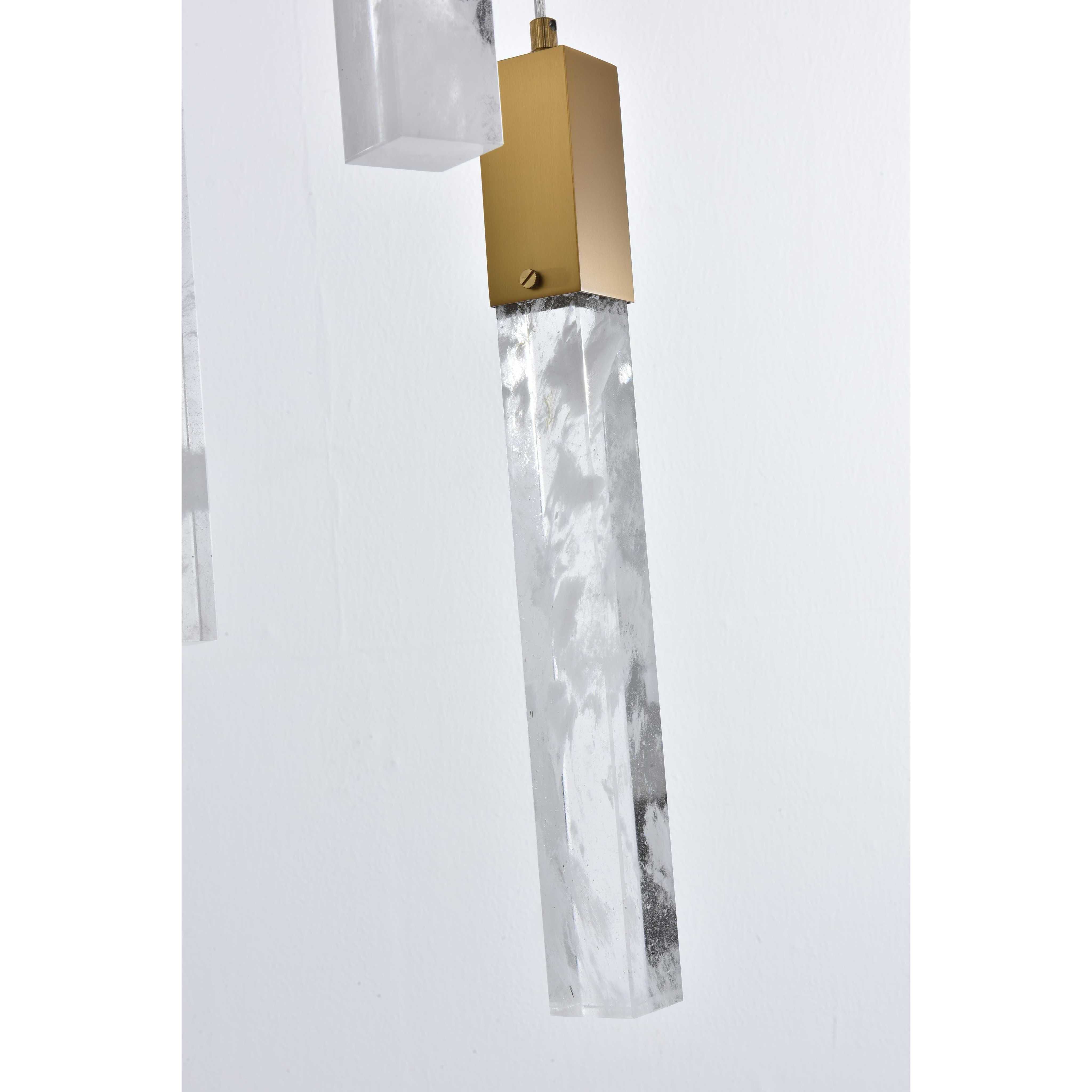 Aurora 9 Light 24 inch Satin Gold Chandelier Ceiling Light