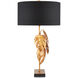 Irvin 30.5 inch 150 watt Vintage Gold Table Lamp Portable Light