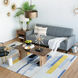 Small Biscuit Tufted Gray Sofa