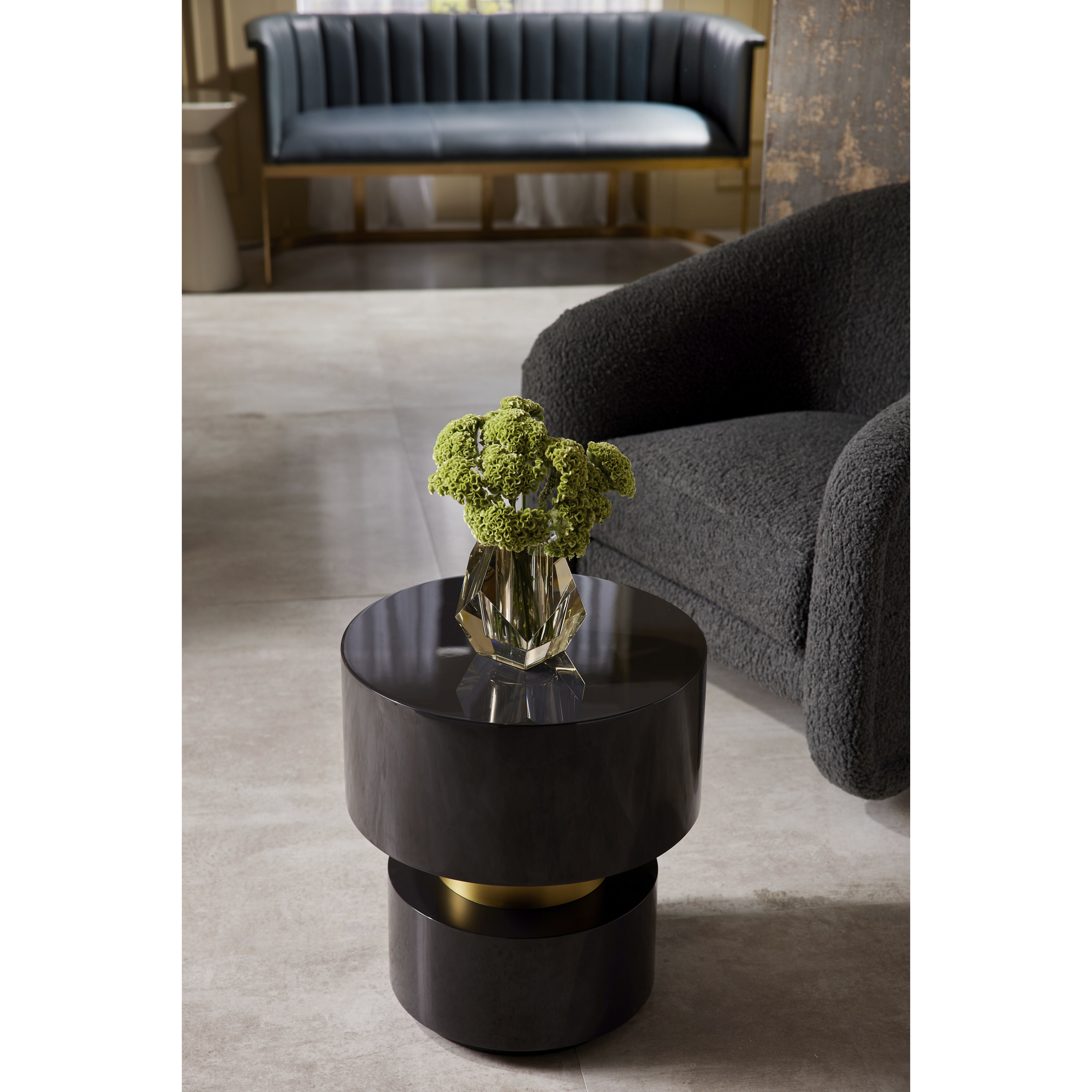 Sasha 18 inch Eggplant End Table