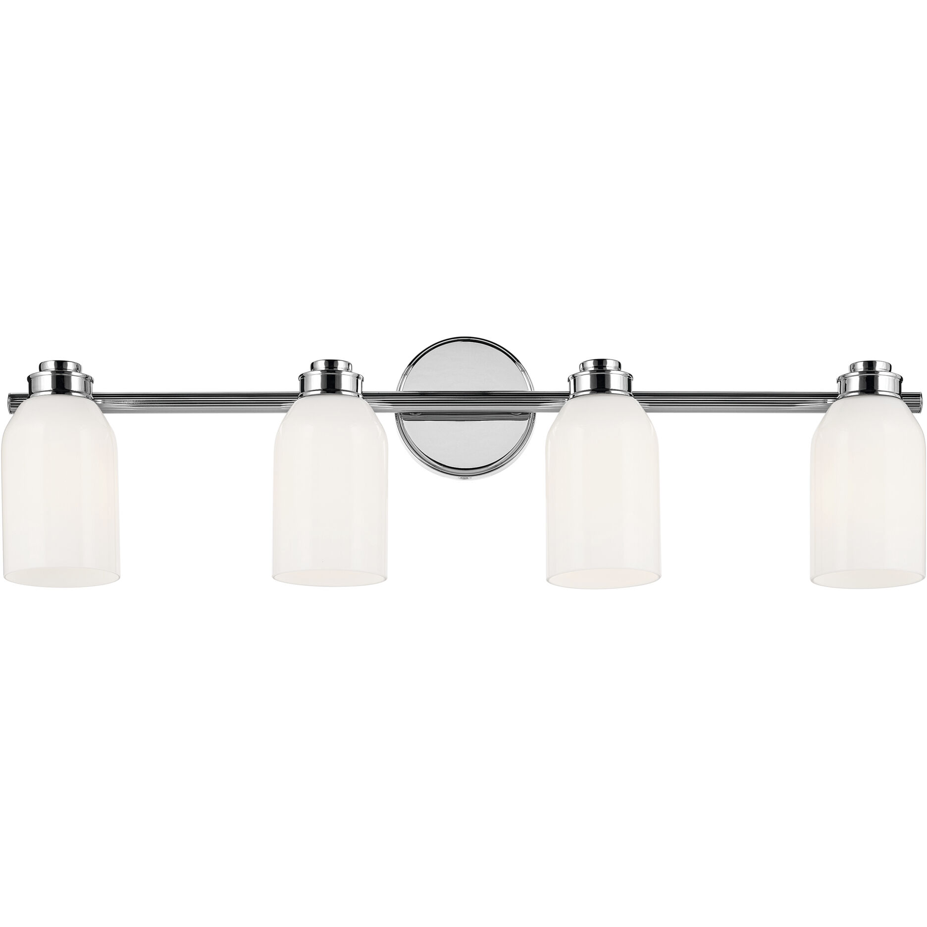 Shae 4 Light 32 inch Chrome Vanity Light Wall Light