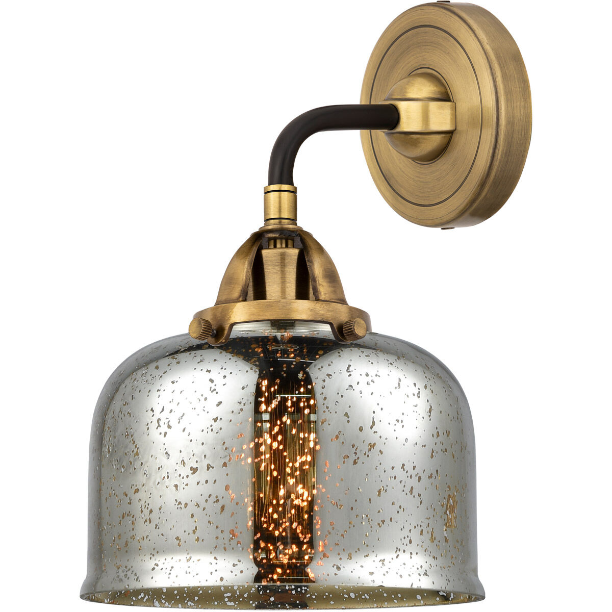 Innovations Lighting 288 1W BAB G78 Nouveau 2 Large Bell 1 Light 8