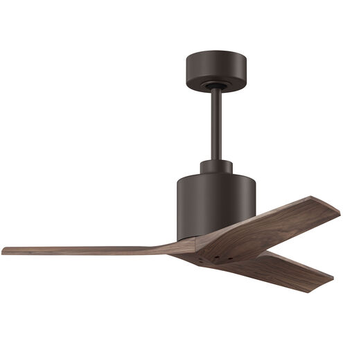 Atlas Mollywood 42 inch Textured Bronze with Walnut Tone Blades Ceiling Fan, Atlas