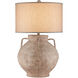 Pompeii 36.75 inch 150 watt Brownish Gray Table Lamp Portable Light