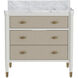 Aster 36 X 34 inch Off-White and Fog and Natural and White and Polished Brass Bath Vanity Sink