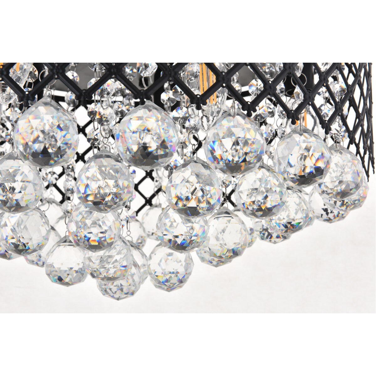 Tully 6 Light 18 inch Matte Black Flush Mount Ceiling Light