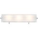 Zurich 3 Light 25.25 inch Chrome Bath Vanity Wall Light