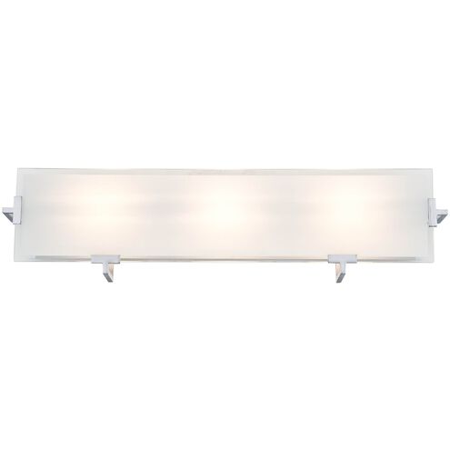 Zurich 3 Light 25.25 inch Chrome Bath Vanity Wall Light