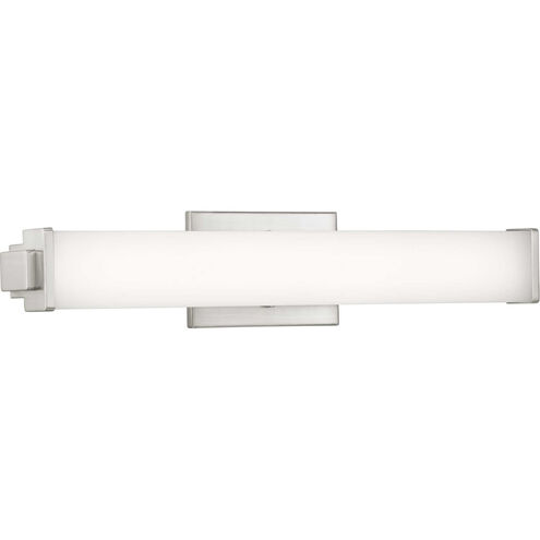 Phase 2.1 LED LED 24 inch Brushed Nickel Linear Bath Bar Wall Light, Progress LED