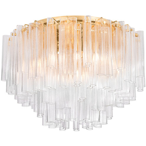 Varenna 15 Light 34 inch Vintage Gold Leaf Semi Flush Ceiling Light