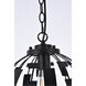 Levante 1 Light 12 inch Black Pendant Ceiling Light